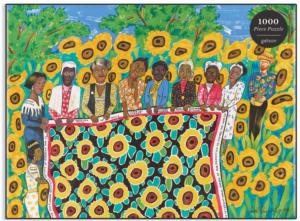 The Sunflower Quilting Bee at Arles People Of Color Jigsaw Puzzle By Galison