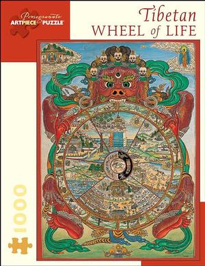 Tibetan Wheel of Life Cultural Art Jigsaw Puzzle By Pomegranate