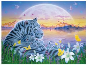 Twilight Love by Kentaro Big Cats Jigsaw Puzzle By Ceaco