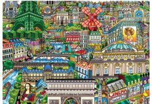 Under the Paris Sky Paris & France Jigsaw Puzzle By TCG Toys