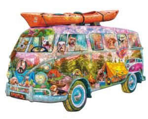 Puzzle Shapes - Van Vehicles Jigsaw Puzzle By Ceaco