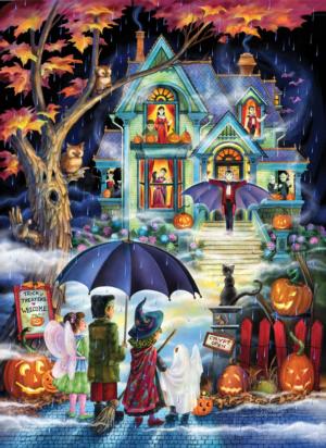 Fright Night Halloween Jigsaw Puzzle By Vermont Christmas Company
