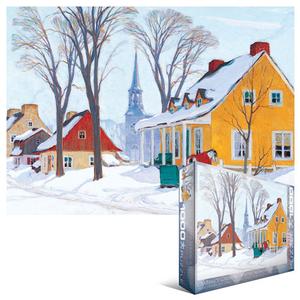 Winter Morning in Baie-St-Paul Snow Jigsaw Puzzle By Eurographics