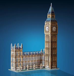 Big Ben London & United Kingdom 3D Puzzle By Wrebbit