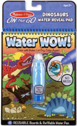 Water Wow! Dinosaurs Water-Reveal Pad - On the Go Travel Activity By Melissa and Doug