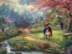 Thomas Kinkade Disney - Mulan Blossoms Of Love Movies / Books / TV Jigsaw Puzzle By Ceaco