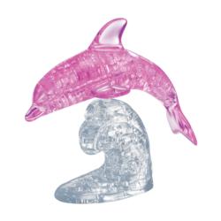 Pink Dolphin Deluxe Dolphins Crystal Puzzle By University Games