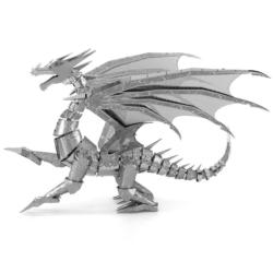 Silver Dragon Dragons Metal Puzzles By Fascinations