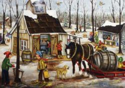 The Sugar Shack Cottage / Cabin Jigsaw Puzzle By Pierre Belvedere