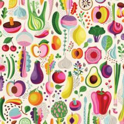 Fruits and Veggies Food and Drink Large Piece By Buffalo Games