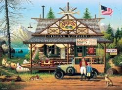 Proud Lil' Angler Cottage / Cabin Jigsaw Puzzle By Buffalo Games
