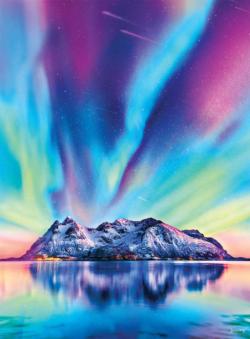 Colors on the Mountain Night Jigsaw Puzzle By Buffalo Games
