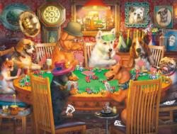 Poker Pups Dogs Jigsaw Puzzle By Buffalo Games
