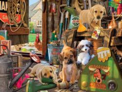 Puppy Workshed Dogs Jigsaw Puzzle By Buffalo Games
