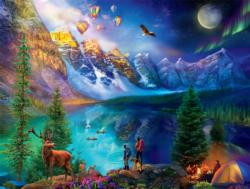 Lake Moraine Journey National Parks Jigsaw Puzzle By Buffalo Games