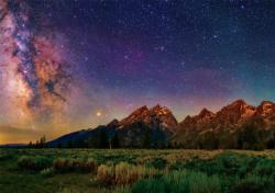 Grand Teton Moonrise National Parks Jigsaw Puzzle By Buffalo Games