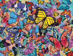Butterfly Frenzy Butterflies and Insects Jigsaw Puzzle By Springbok