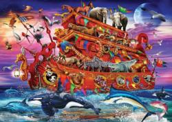 Noahs Ark Boats Jigsaw Puzzle By Heidi Arts