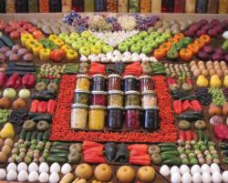 Farm Fresh Food and Drink Jigsaw Puzzle By Springbok