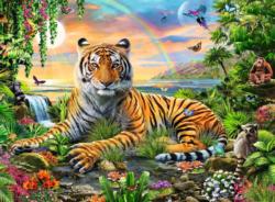 Jungle Tiger Tigers Large Piece By Ravensburger