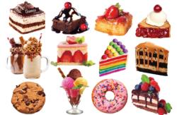 Dessert Delights I Pattern / Assortment Shaped Puzzle By Lafayette Puzzle Factory