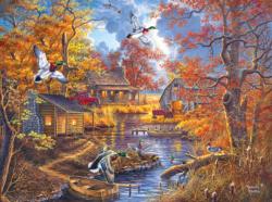 Bayou Haven Cottage / Cabin Jigsaw Puzzle By Lafayette Puzzle Factory