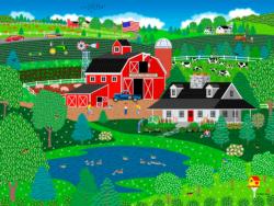 Apple Pond Spring Farm Jigsaw Puzzle By Lafayette Puzzle Factory