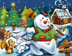 Snowman Christmas Jigsaw Puzzle By Lafayette Puzzle Factory