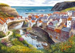 Staithes Seascape / Coastal Living Jigsaw Puzzle By Gibsons