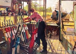 On Early Shift United Kingdom Jigsaw Puzzle By Gibsons