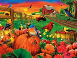 Birds of Pumpkin Farm Halloween Jigsaw Puzzle By All Jigsaw Puzzles