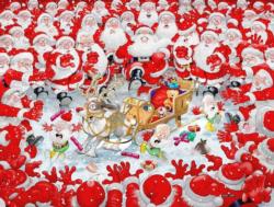 The Christmas Scramble - Scratch and Dent Christmas Jigsaw Puzzle By All Jigsaw Puzzles