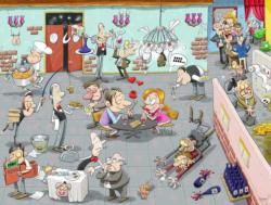 Chaos on Valentine's Day Cartoon Jigsaw Puzzle By All Jigsaw Puzzles