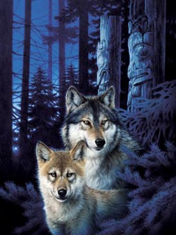 Wolf Canyon Wolves Jigsaw Puzzle By Cobble Hill