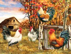 Rooster Farm Farm Animals Large Piece By SunsOut