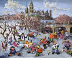 Fun Rideau Canal Sports Jigsaw Puzzle By Pierre Belvedere