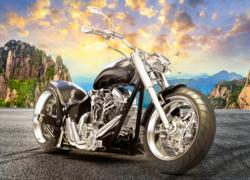Motorcycle Ride Bicycles Jigsaw Puzzle By Pierre Belvedere