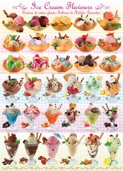 Ice Cream Flavours Pattern / Assortment Jigsaw Puzzle By Eurographics
