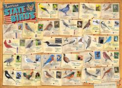 State Birds - Scratch and Dent Birds Jigsaw Puzzle By Eurographics