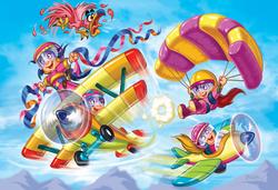 Pilots Cartoons Children's Puzzles By Eurographics