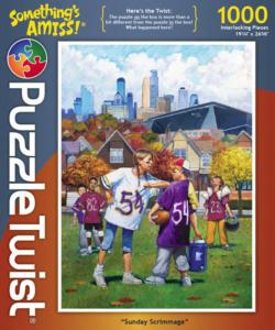 Sunday Scrimmage Football Jigsaw Puzzle By PuzzleTwist