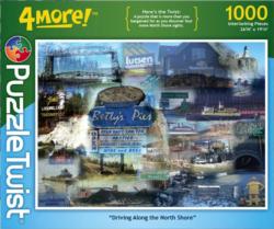 Driving Along the North Shore Collage Jigsaw Puzzle By PuzzleTwist