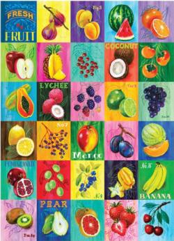Fresh Fruit Pattern / Assortment Jigsaw Puzzle By PuzzleTwist