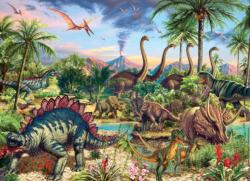 Prehistoric Party Dinosaurs Jigsaw Puzzle
