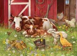 Barnyard Babies Farm Animals Family Pieces By Cobble Hill