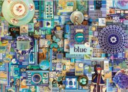 Blue Collage Jigsaw Puzzle By Cobble Hill