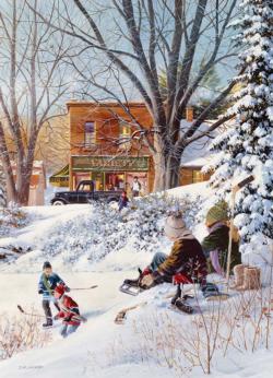 Getting Ready Snow Jigsaw Puzzle By Cobble Hill
