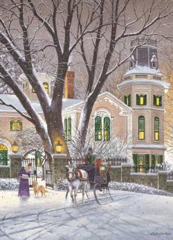 Sleigh Ride Snow Jigsaw Puzzle By Cobble Hill
