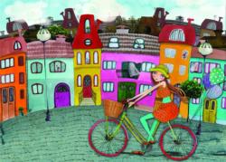 Out for a Ride Bicycles Jigsaw Puzzle By Playful Pastimes