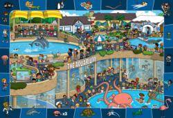 Crazy Aquarium (Spot & Find) Cartoons Children's Puzzles By Eurographics